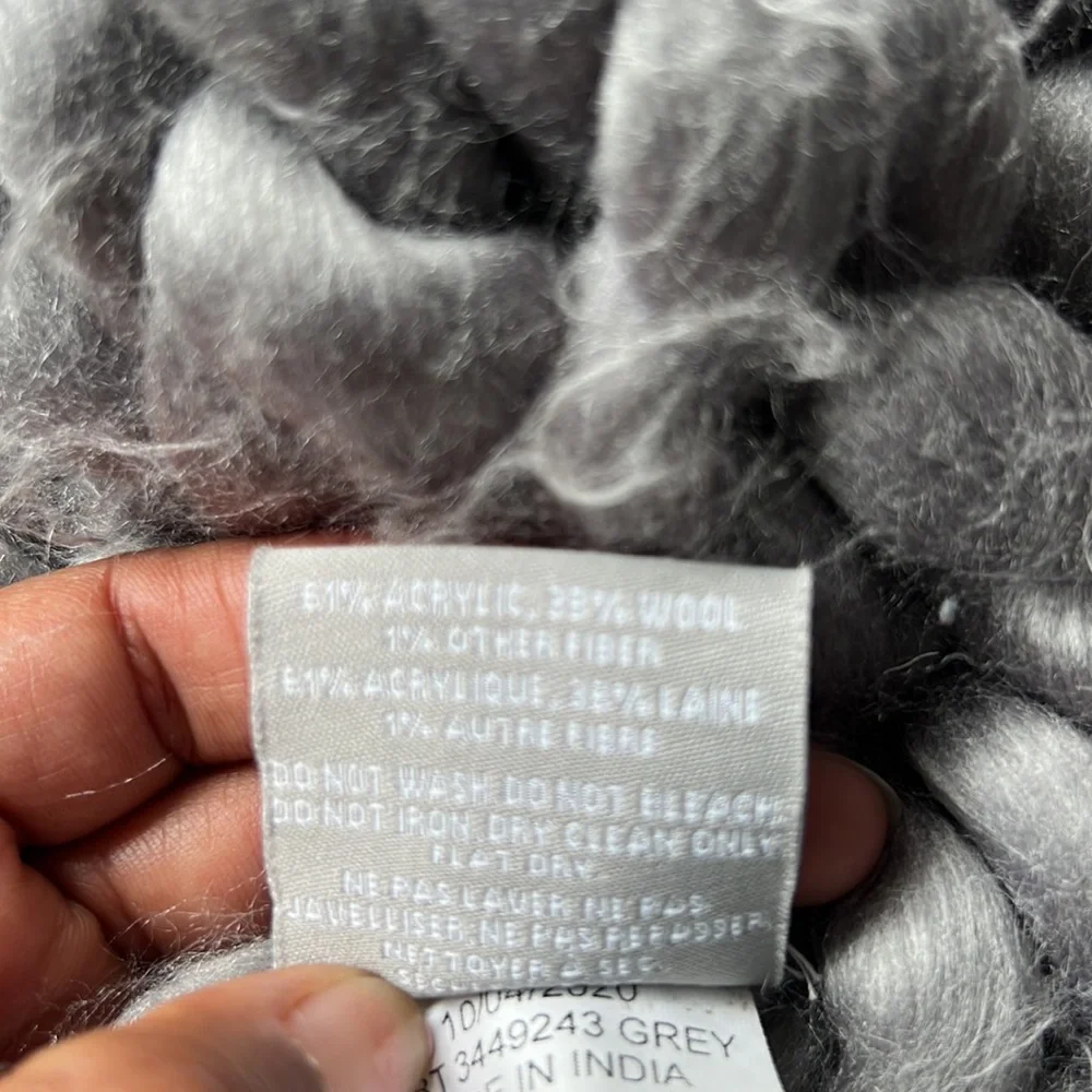 RH teen wool blanket throw